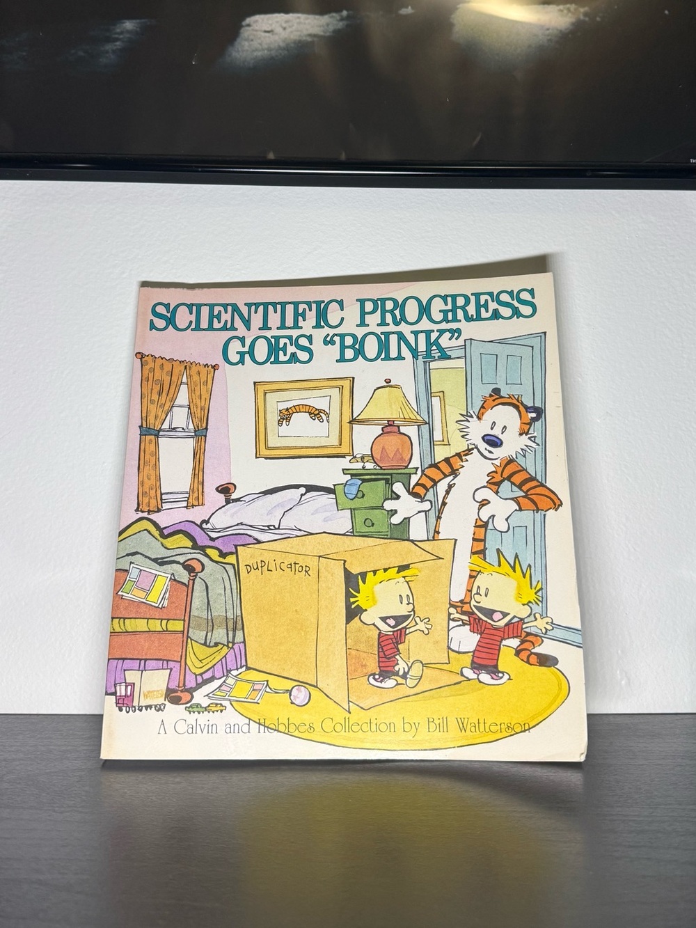 New Vintage 1991 Calvin & Hobbes: Scientific Progress Goes “Boink” Bill Book